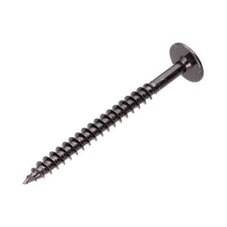 1 x Vis Penture 6X70 Filetage partiel TORX T30 Acier zingué noir