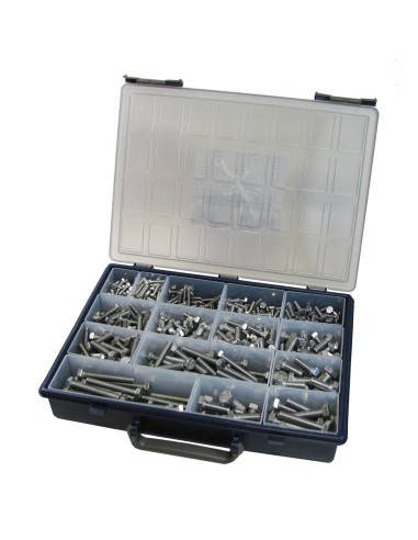 1 x Assortiment de 570 Vis métaux Tête...