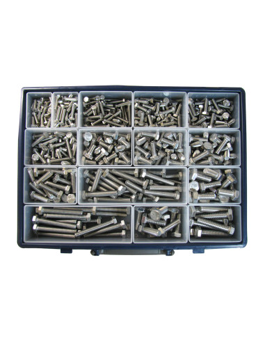 1 x Assortiment de 570 Vis métaux Tête...