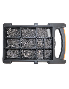 Assortiment de 1200 Vis bois TEKOR Tête fraisée Cranté... 2