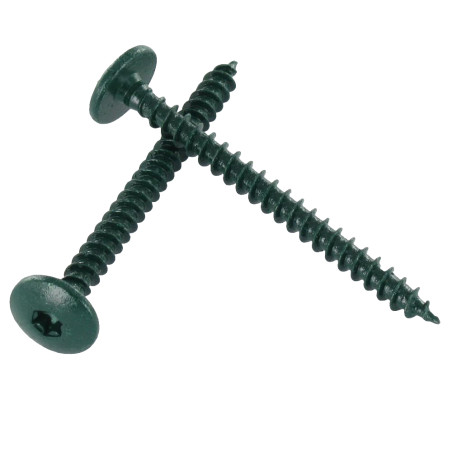 1 x Vis Penture 4.5X50 Filetage total TORX T20 Acier zingué LAQ RAL6021 vert pale