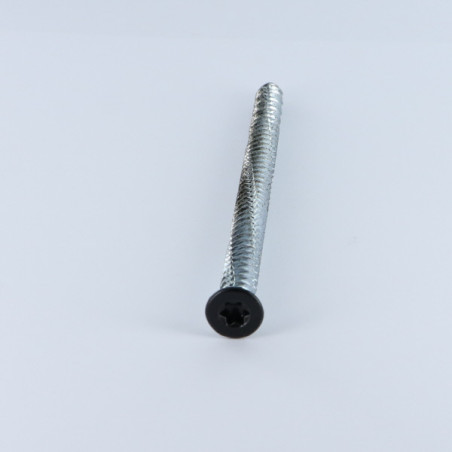 1 x Vis Béton Tête fraisée RED 7.5X120 TORX T30 Acier zingué RAL9005 noir foncé