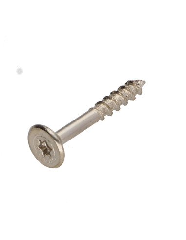 1 x Spax Vis bois Tête plate 4X30 Filetée sur...