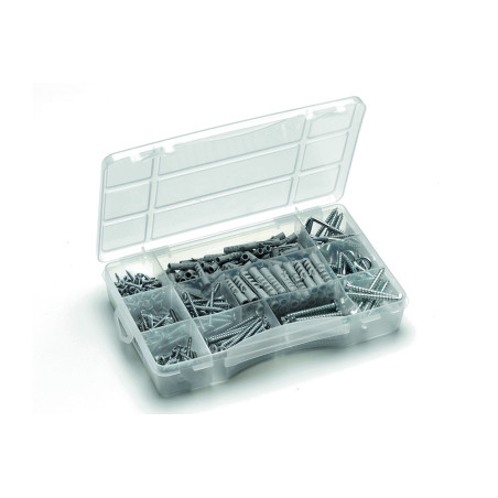 1 x Assortiment de Pitonnerie Acier zingué (415 ELEMENTS)