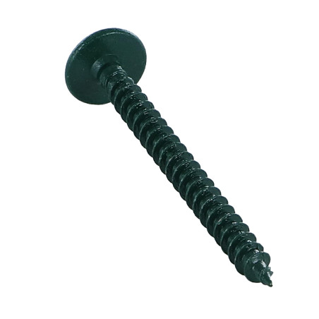 1 x Vis Penture 4.5X50 Filetage total TORX T20 Acier zingué LAQ RAL6005 vert mousse