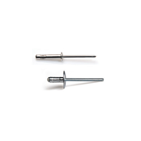 1 x Assortiment de 500 Rivet aveugle multiserrage GOMULTI Aluminium Tige acier DEGOMETAL