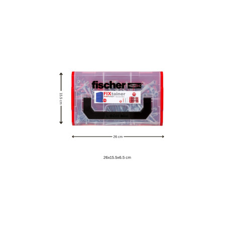 1 x Assortiment de Vis et Cheville Fischer FIXTAINER