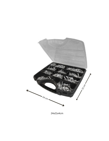 1 x Assortiment de 500 Rivet aveugle...