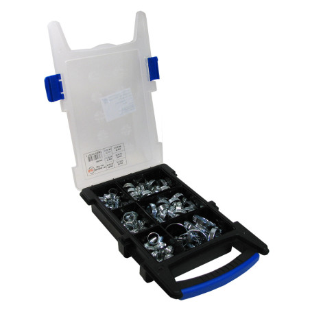 1 x Assortiment de 100 Colliers de serrage BANDE 9