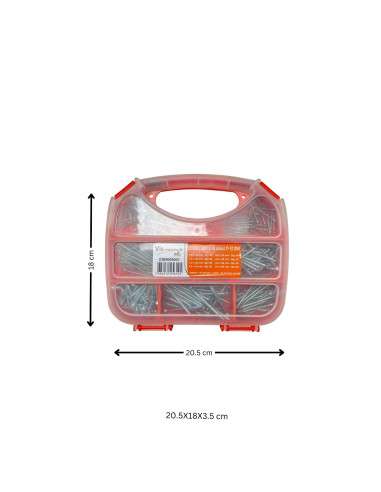 1 x Assortiment de 280 VBA Vis bois agglo Tête...