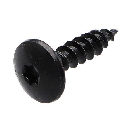 1 x Vis Penture 7X30 Filetage partiel TORX T30 Acier zingué noir