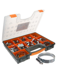 Assortiment de 97 Collier De Serrage Acier zingué W1