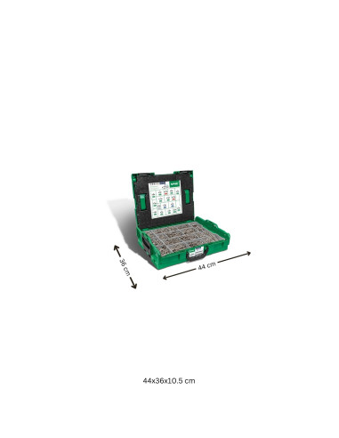 1 x Assortiment de 1070 Spax Tête fraisée...