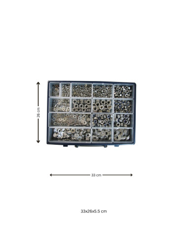1 x Assortiment de 1760 Rondelle / Ecrou...