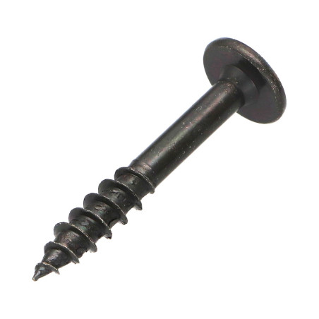 1 x Vis Penture 7X60 Filetage total TORX T30 Acier zingué noir