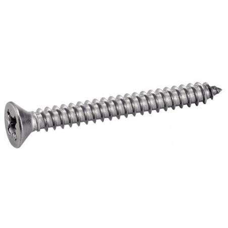 1 x Assortiment de 1684 Vis tôle Tête cylindrique TC / Tête fraisée Pozi + Embout Inox A4