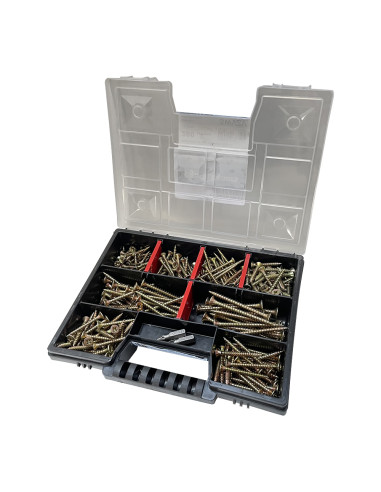 1 x Assortiment de 280 VBA Vis bois agglo Tête...