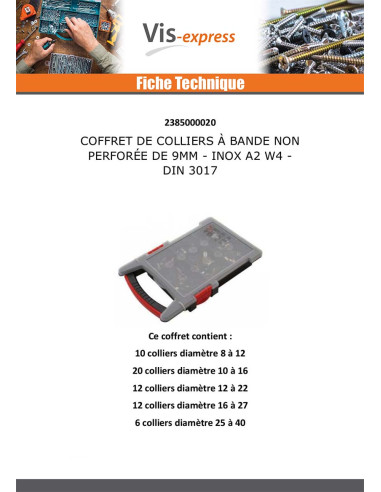 1 x Assortiment de 60 COLLIERS BANDE Non...