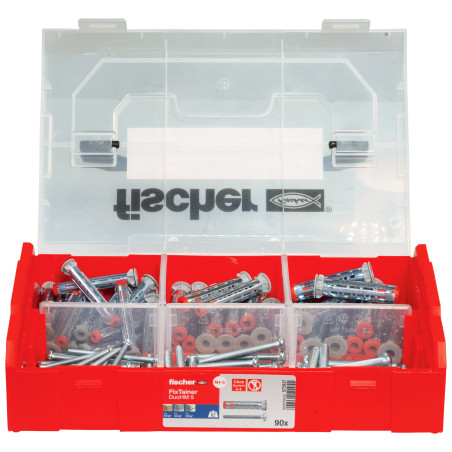1 x Assortiment de Vis et Cheville Métallique Fischer DUOHM S