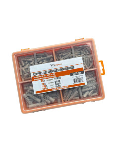 Assortiment de 325 Cheville UNIVERSELLES