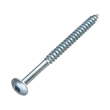 1 x Vis Penture 7X120 Filetée sur 90 TORX T30 zingué cr3 96 hbs sans rouille rouge Pointe antifendage type 17