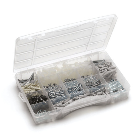 1 x Assortiment de 455 Vis et Cheville Plaque de plâtre