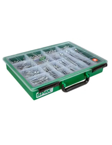 1 x Assortiment de 364 Vis bois Tête fraisée...