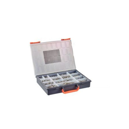 1 x Assortiment de 1666 VBA Vis bois agglo Tête fraisée TX + Embout Inox A4