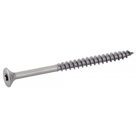 1 x Assortiment de 1666 VBA Vis bois agglo Tête fraisée TX + Embout Inox A4