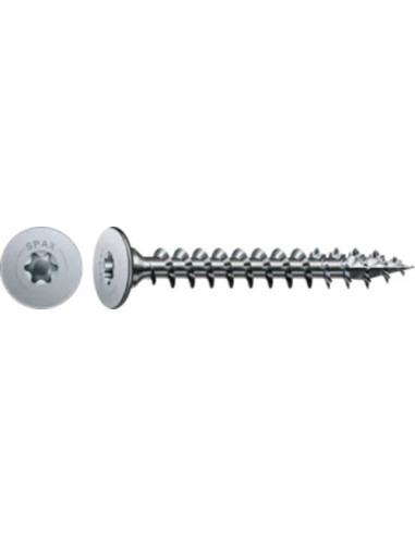 1 x Spax Vis bois Tête plate 4X20 Filetage...