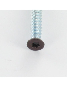 Vis Béton Tête fraisée RED 7.5X120 TORX T30 Acier zingué... 2