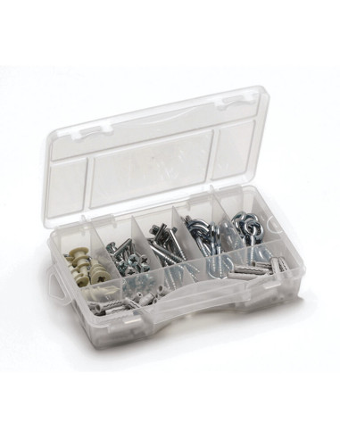 1 x Assortiment de 130 Vis et Cheville Plaque...