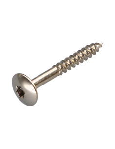 Vis Penture 4X35 Filetée sur 20 TORX T20 Acier nickelé