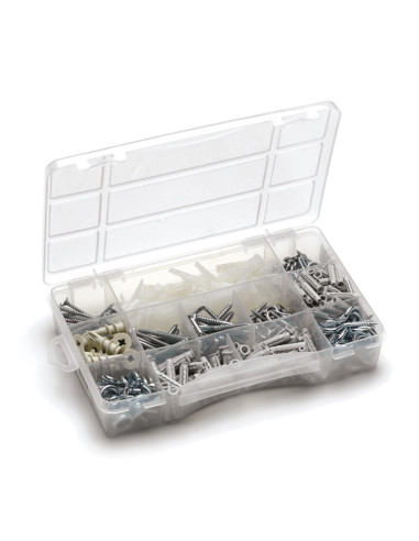 1 x Assortiment de 295 Vis et Cheville Plaque...