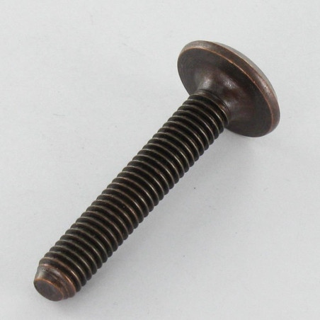 1 x Vis métaux tête plate Clé de 4 HC4 M6X60 acier bronze