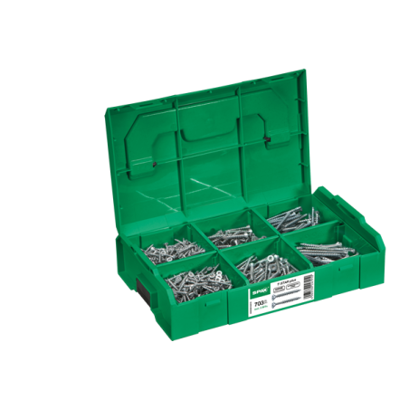 1 x Assortiment de 703 Spax Tête fraisée T-STAR+ WIROX