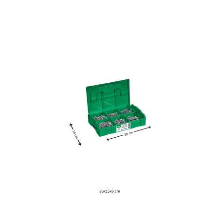 1 x Assortiment de 703 Spax Tête fraisée T-STAR+ WIROX