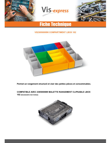 1 x COMPARTIMENT LBOX 102