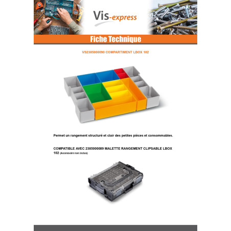 1 x COMPARTIMENT LBOX 102