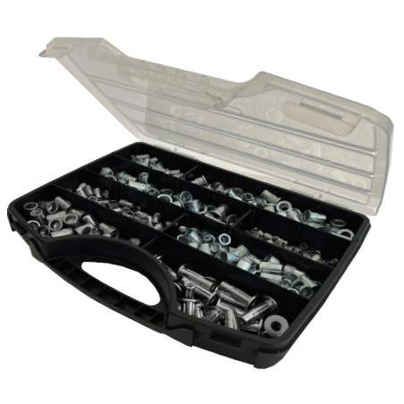 1 x Assortiment de 500 Ecrou à sertir Acier DEGOMETAL