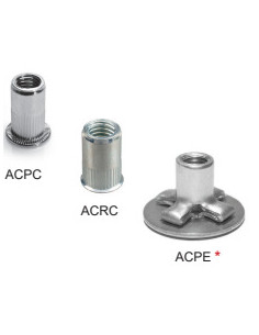Assortiment de 500 Ecrou à sertir Acier DEGOMETAL 2