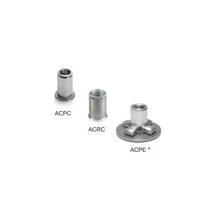 1 x Assortiment de 500 Ecrou à sertir Acier DEGOMETAL
