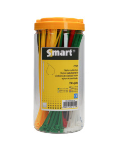 Assortiment de 245 Colliers de serrage Nylon