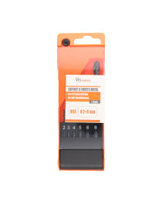 Assortiment de 6 FORETS METAL HSS