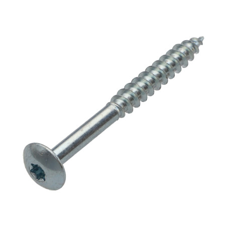 1 x Vis Penture 7X70 Filetée sur 40 TORX T30 Pointe antifendage type 17 zingué cr3 96 hbs sans rouille rouge