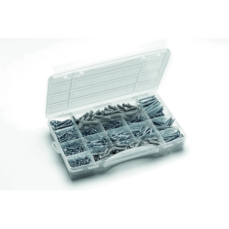 1 x Assortiment de Pitonnerie Acier zingué (1155 ELEMENTS)
