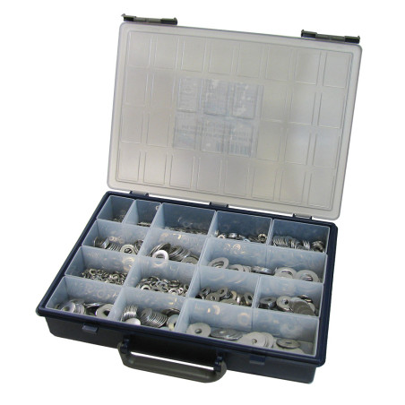 1 x Assortiment de 1530 Rondelle Plate M L LL/ Grower Inox A2