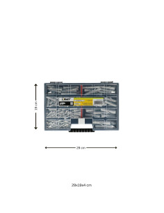 Assortiment de 262 Cheville UNIVERSELLES 2