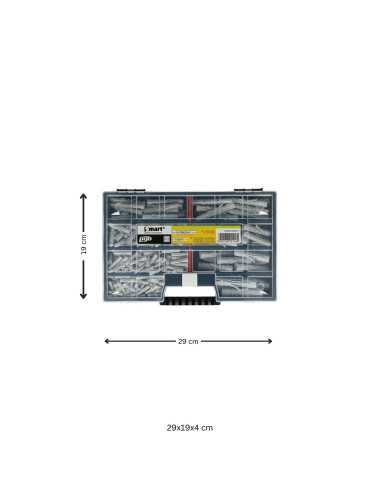 1 x Assortiment de 262 Cheville UNIVERSELLES