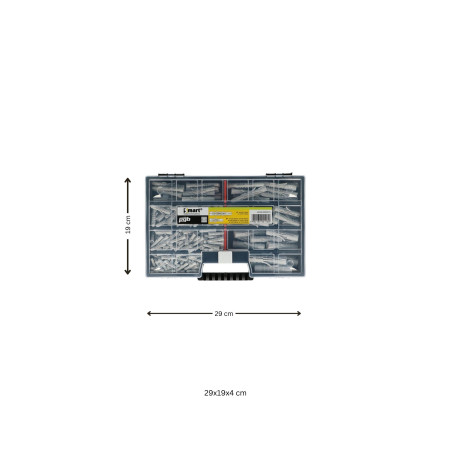 1 x Assortiment de 262 Cheville UNIVERSELLES
